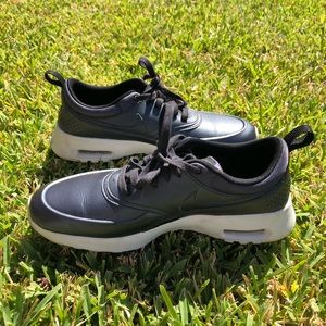 Metallic Blue Nike Shoes - Size 7.5